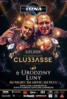 Klub Luna - CLUBBASSE - 6 URODZINY LUNY (03.03.2018)
