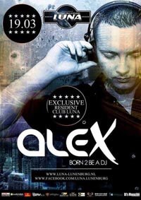 Klub Luna Lunenburg, Holandia - DJ ALEX (19.03.2016)