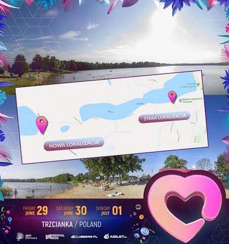 BEACH PARTY 2018, Trzcianka w nowej lokalizacji