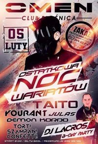 Omen Płośnica - Noc Wariatów (OSTATKI 2016) - DJ Yourant