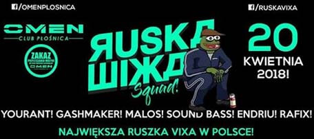 YOURANT LIVE w OMEN CLUB PŁOŚNICA (RUSKA VIXA) 20.04.2018