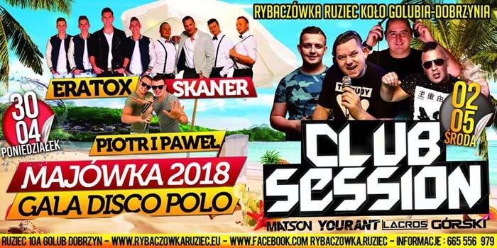 Majówka 2018 w Rybaczówka Ruziec - zobacz co Cię czeka! Majówka 2018 w Rybaczówka Ruziec - zobacz co Cię czeka!