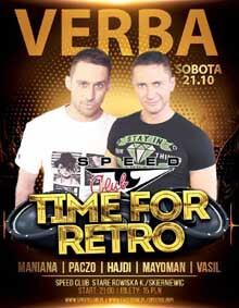 Speed Club, Stare Rowiska - VERBA vs TIME FOR RETRO (21.10.2017)
