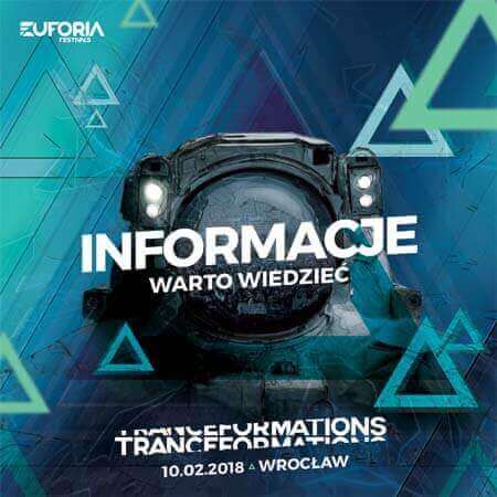 Tranceformations 2018 - Info organizacyjne przed rozpoczęciem wydarzenia