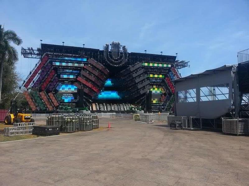 Zobacz jak wygląda scena MAIN STAGE na Ultra Music Festival (UMF) Miami 2016