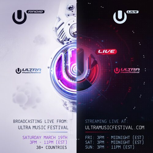 Ultra Music Festival 2016, Miami - Transmisja video na żywo (live stream)