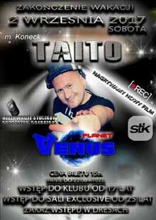 TAITO Live - Club Venus Planet 02.09.2017