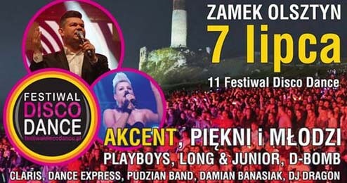 11 Festiwal Disco Dance Zamek Olsztyn (07.07.2018)