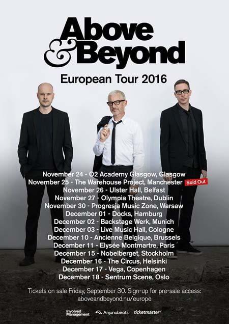 Above & Beyond - Progresja Music Zone (Warszawa) 30.11.2016
