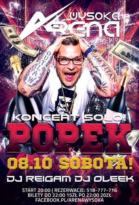 Arena Wysoka - POPEK KONCERT LIVE (08.10.2016)
