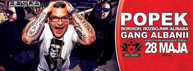 GANG ALBANII w klubie Arena Bierzwnica/k. Świdwina (28.05.2016)