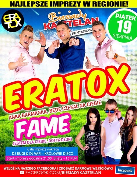 Biesiady Kasztelan - Grupa Muzyczna EratoX (19.08.2016)