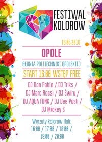 Cina Club (Opole) - PIASTONALIA 2016 - FESTIWAL KOLORÓW (16.05.2016)