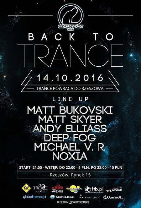 Klub Czarny Kot, Rzeszów - Back To Trance (14.10.2016)