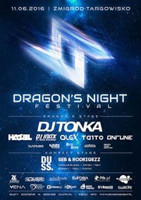 Dragons Night Festival, Żmigród 11.06.2016 - onTune, DJ Hazel