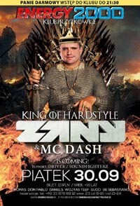 Energy 2000, Przytkowice - KINGS OF HARDSTYLE - ZANY, MC DASH (30.09.2016)