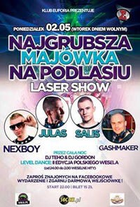 DJ SALIS - Dyskoteka EUFORIA PIETKOWO 02.05.2016
