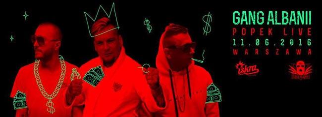 Gang Albanii - Popek Live - ISKRA Pole Mokotowskie (Warszawa) 11.06.2016