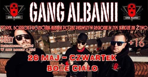 Klub Miami Bakałarzewo - Koncert GANG ALBANII (26.05.2016)