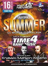 Klub Nevada, Nur - Time 4 Bang Music - Matson, Abramo, Knassix (16.04.2016)