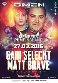 OMEN PŁOŚNICA - WIELKANOC 2016 - MEMBERS OF PUMPINGLAND - MALOS, GARI SELECKT, MATT BRAVE, QUIZ
