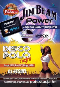 Pasaż Klub, Giżycko - Disco Polo Night (06.05.2016)