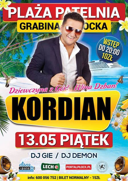 Plaża Patelnia - KORDIAN, DJ GIE, DJ DEMON (13.05.2016)