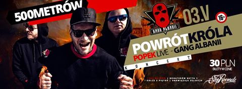 Klub 500 metrów - Gang Albanii (Koncert) 03.05.2016