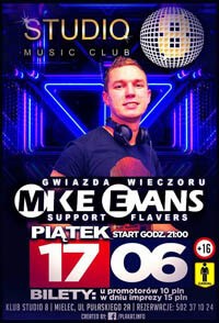 DJ MIKE EVANS - Club STUDIO 8 Mielec (17.06.2016)