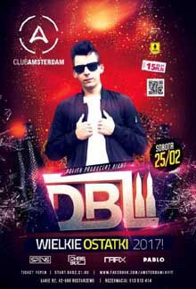 dj Chris Bee live - Ostatki 2017 - Klub Amsterdam Łąkie k. Rakoniewic (25.02.2017)