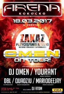 MARIODEEJAY pres.MDJ - ARENA KOKOCKO - OMEN ON TOUR 18.03.2017