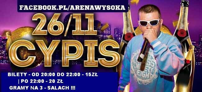 Arena Wysoka - KONCERT CYPIS (26.11.2016)