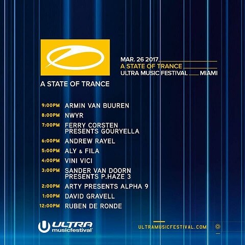 STAGE A State Of Trance - Ultra 2017, Miami (26.03.2017)