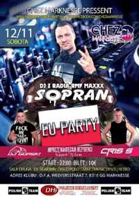 DJ CRIS S - EUPARTY 12.11.2016 CHEZ MARKNESSE HOLANDIA (Mikrofon - Dj Górski)