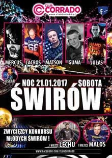 DJ Lacros - Live Set - Corrado Suchowola (Noc Świrów) 21.01.2017