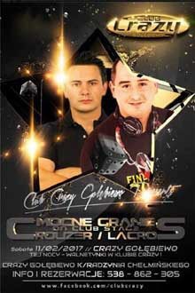 Crazy Club, Gołębiewo - Walentynki 2017 - DJ Lacros, Crouzer (11.02.2017)