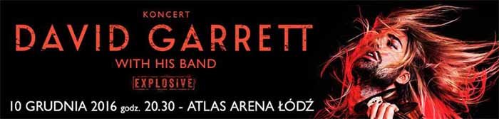 David Garrett - Atlas Arena, Łódź 10.12.2016