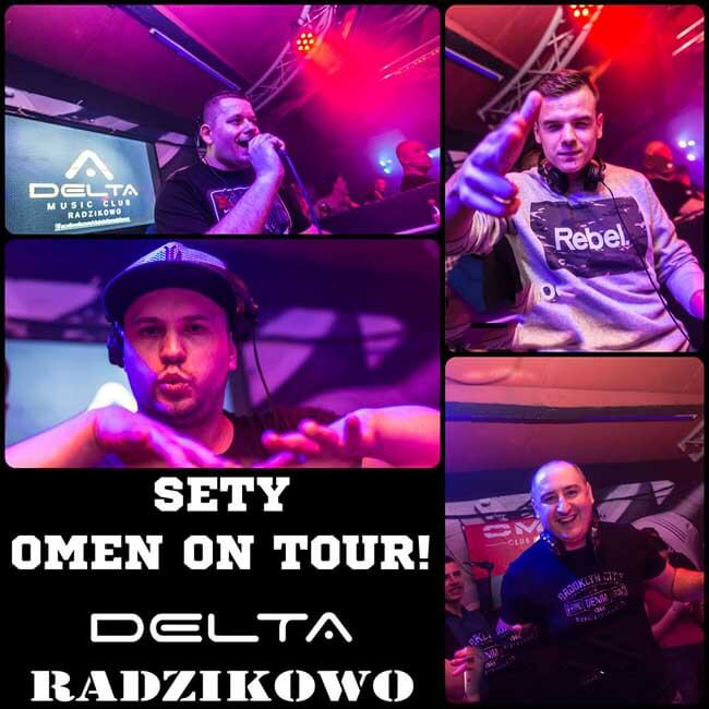 Club Delta Radzikowo - Omen On Tour - DJ YOURANT, MALOS, OLAF VAN CRAZY (07.04.2017)