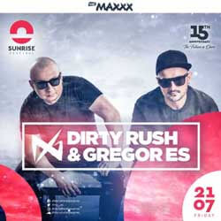 Dirty Rush & Gregor Es live - Sunrise Festival 2017 (Parking Stage) Kołobrzeg, Poland (21.07.2017)