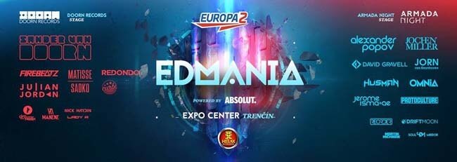 EDMANIA - EXPO CENTRUM TRENČÍN 09.12.2016