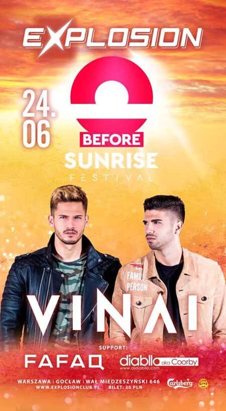 Explosion Club, Warszawa - Before Sunrise Festival with VINAI (24.06.2017)