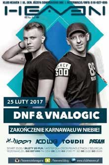 DNF & Vnalogic live at HEAVEN Club Zielona Góra 25.02.2017