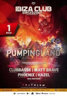 IBIZA GWIŹDZINY - PUMPINGLAND - KILLER, CLUBBASSE, MATT BRAVE, PHOENIX (01.05.2017)