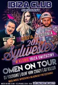 Ibiza Club, Gwiździny - YOURANT, KILLER - Sylwester 31.12.2016