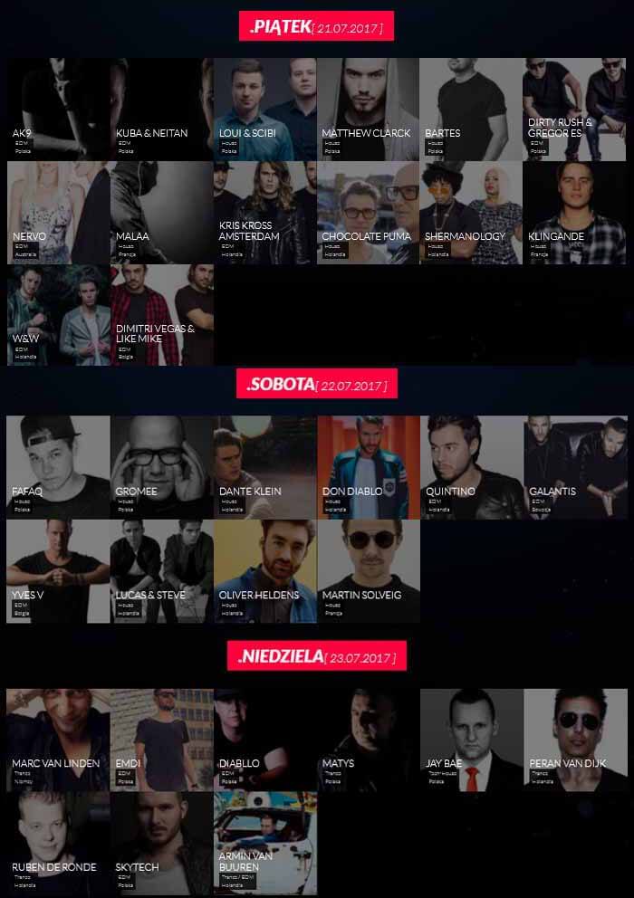 Zobacz dotychczasowy lineup na Sunrise Festival 2017