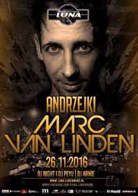 Klub Luna, Lunenburg - ANDRZEJKI - Marc Van Linden (26.11.2016)