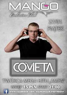 DJ Cometa - Mango Club Piotrków Trybunalski 27.01.2017