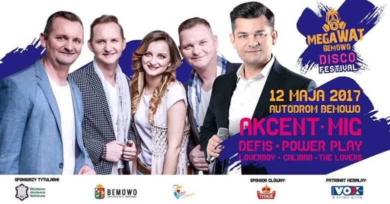 MegaWAT Disco Festival Bemowo - Akcent, Mig, Defis, Power Play i wielu innych (12.05.2017)