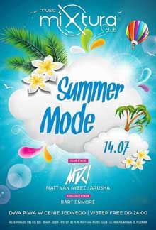 DJ Matt van Aveez - Summer Mode with MDJ - Club Mixtura Poznań 14.07.2017