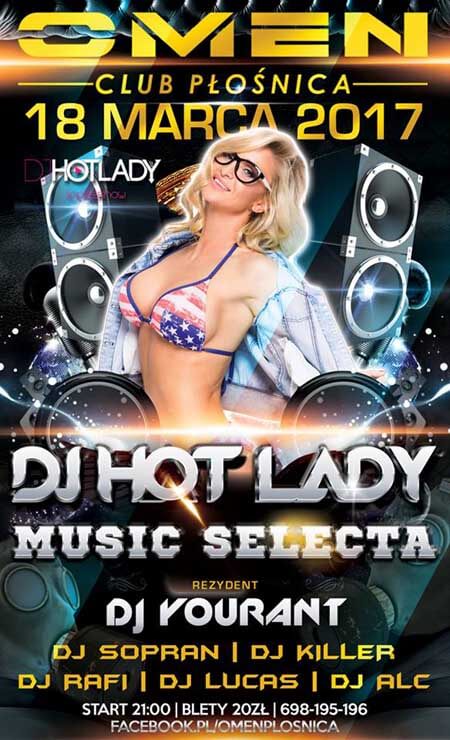 DJ HOT LADY w Omenie (18.03.2017)